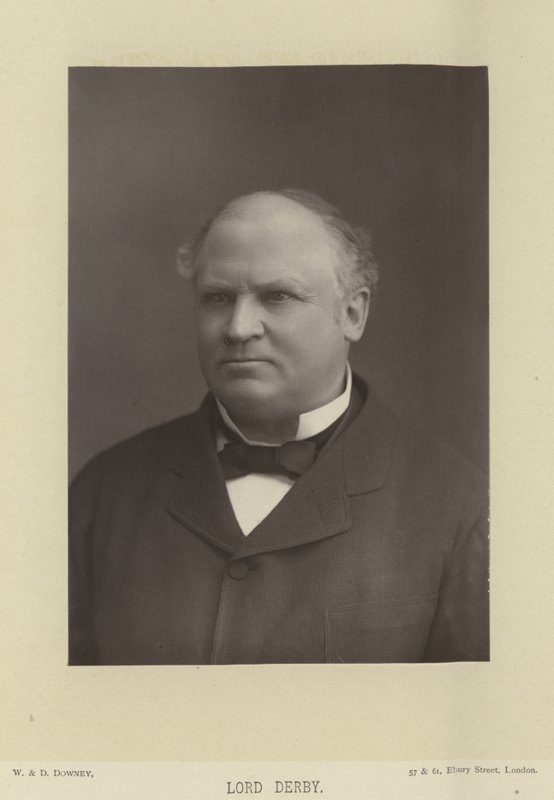 Derbyn jaarlin Edward Stanleyn muotokuva tekijältä English Photographer