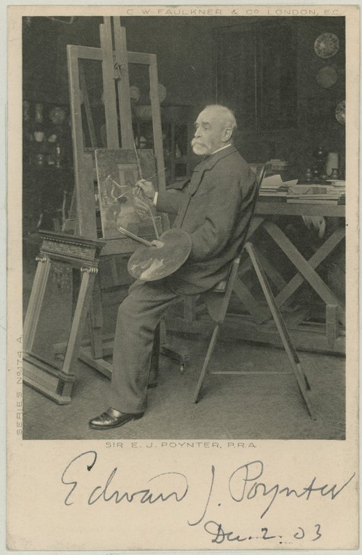 Sir Edward J Poynterin muotokuva tekijältä English Photographer