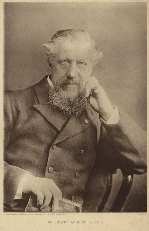 Sir Edwin Arnoldin muotokuva tekijältä English Photographer