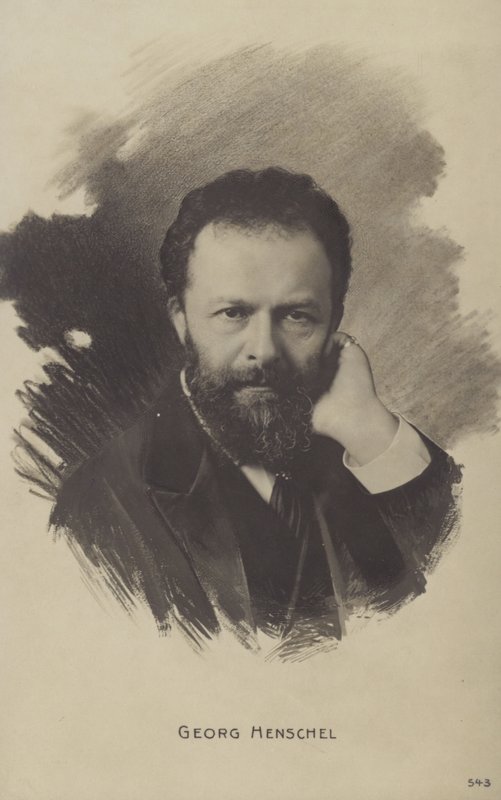 Sir George Henschelin muotokuva tekijältä English Photographer