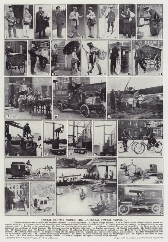 Maailman postiliiton postilaitos, I (s/w-kuva) tekijältä English Photographer