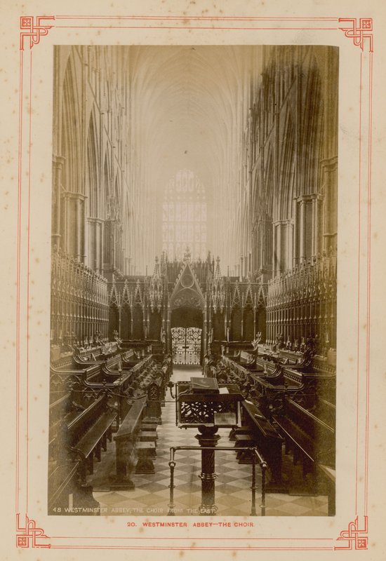 Postikortti Westminster Abbeyn kuorosta tekijältä English Photographer