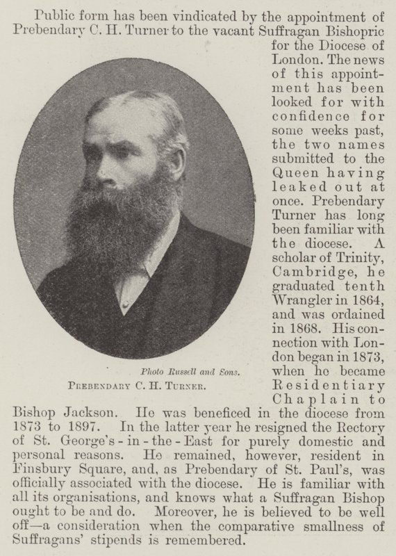 Prebendary C H Turner tekijältä English Photographer