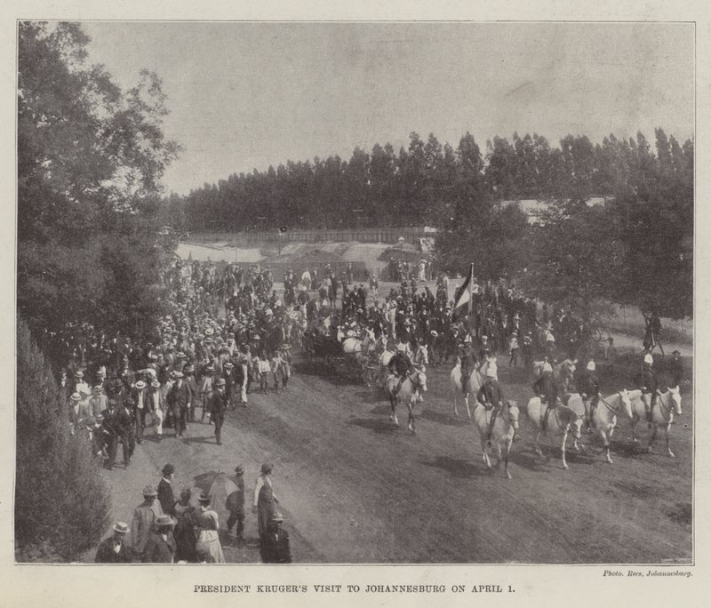 Presidentti Krugersin vierailu Johannesburgissa 1. huhtikuuta tekijältä English Photographer
