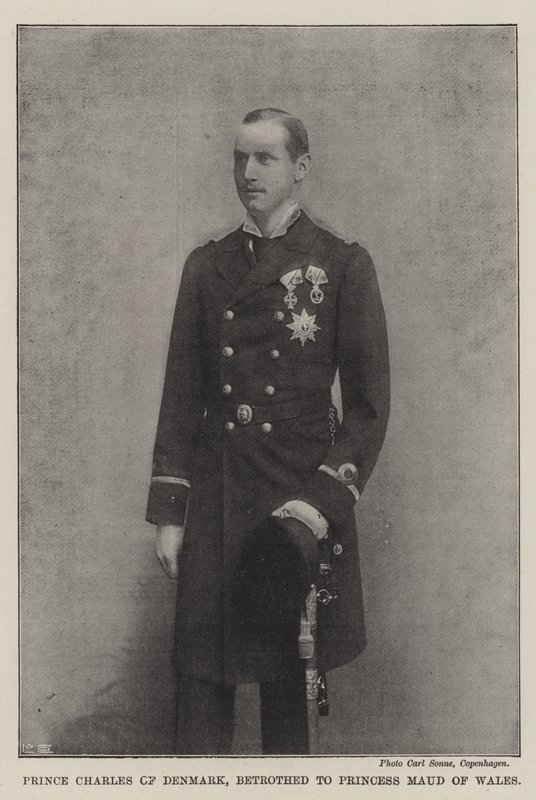 Tanskan prinssi Charles, kihlattu Walesin prinsessa Maudin kanssa tekijältä English Photographer