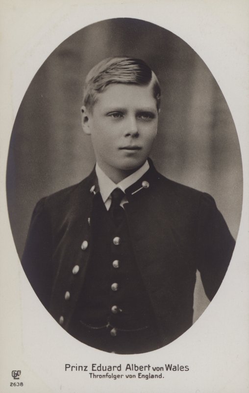 Walesin prinssi Edward Albert (s/w-kuva) tekijältä English Photographer