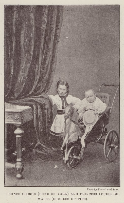 Prinssi George (Yorkin herttua) ja Walesin prinsessa Louise (Fifen herttuatar) tekijältä English Photographer