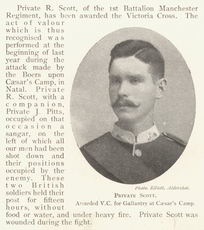 Private Scott, sai Caesars Campin urheudesta VC:n tekijältä English Photographer