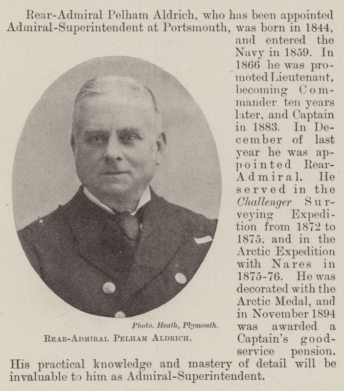 Kontra-amiraali Pelham Aldrich tekijältä English Photographer