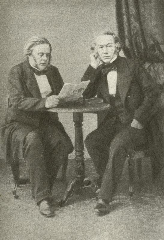Richard Cobden (vasemmalla) ja John Bright (oikealla) (m/v kuva) tekijältä English Photographer