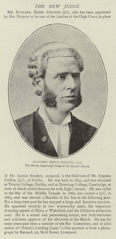 Richard Henn Collins, QC tekijältä English Photographer