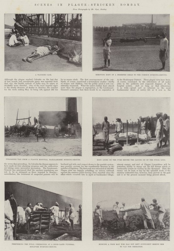 Kohtauksia ruton saastuttamasta Bombaysta tekijältä English Photographer