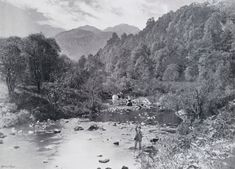 Skotlanti: Trossachs Glenissä (m/w kuva) tekijältä English Photographer