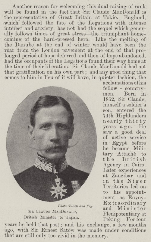 Sir Claude MacDonald, Britannian Japanin ministeri tekijältä English Photographer