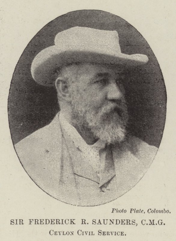 Sir Frederick R Saunders, CMG, Ceylonin virkamieskunta tekijältä English Photographer