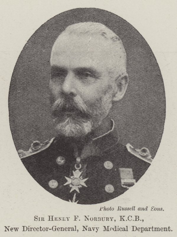 Sir Henry F Norbury, KCB, laivaston lääketieteellisen osaston uusi pääjohtaja tekijältä English Photographer