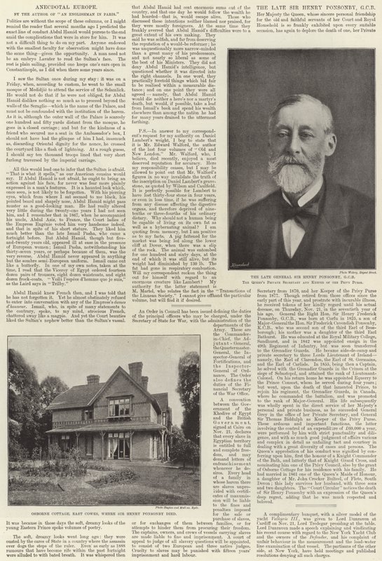 Sir Henry Ponsonby tekijältä English Photographer