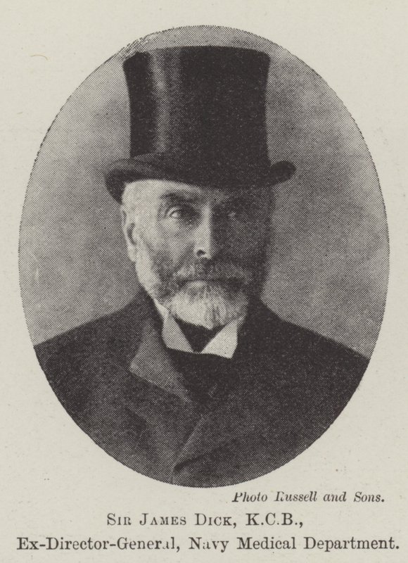 Sir James Dick, KCB, laivaston lääketieteellisen osaston entinen pääjohtaja tekijältä English Photographer