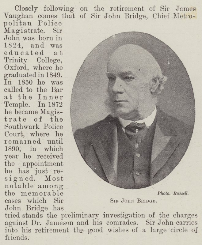 Sir John Bridge tekijältä English Photographer