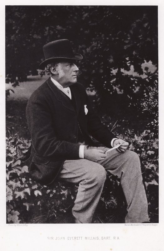 Sir John Everett Millais, englantilainen taiteilija tekijältä English Photographer