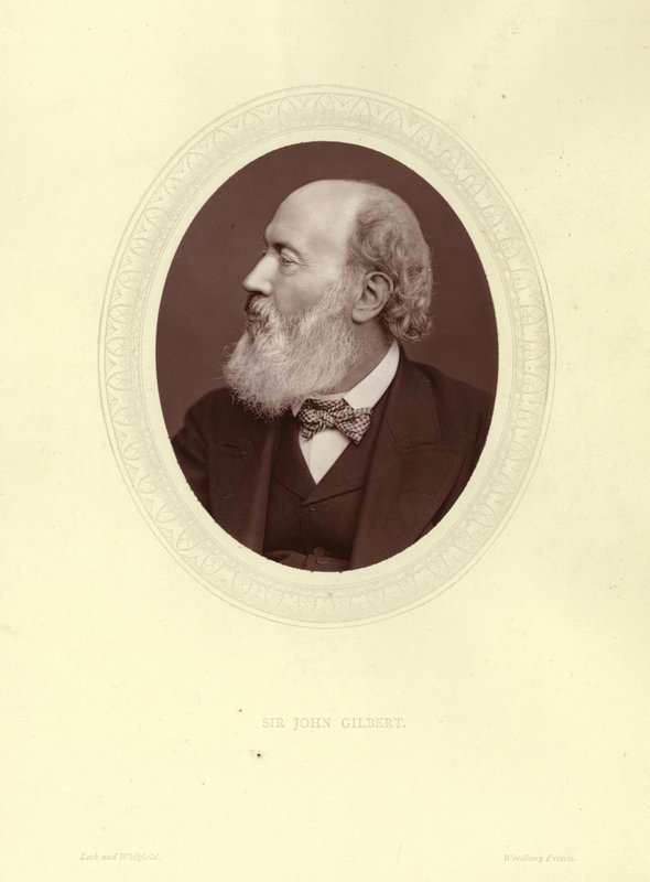 Sir John Gilbert, englantilainen taiteilija, kuvittaja ja kaivertaja tekijältä English Photographer