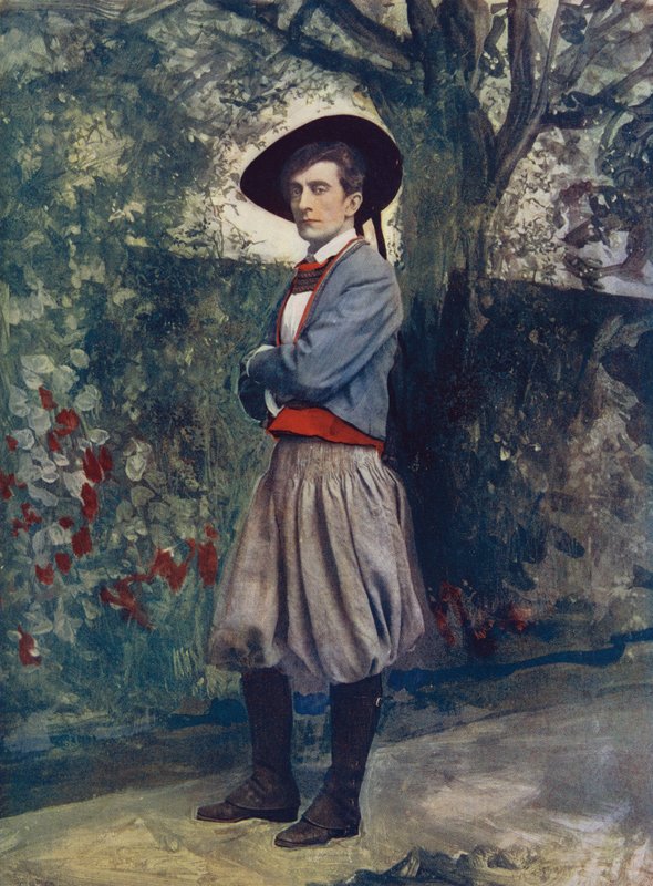 Sir Johnston Forbes-Robertson Juudaksen sakramentissa tekijältä English Photographer