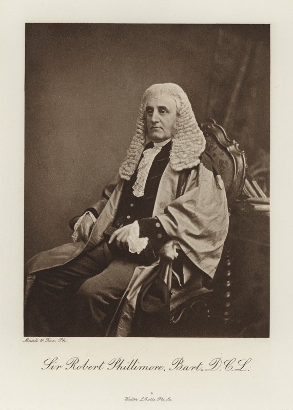 Sir Robert Phillimore, Baronet, DCL (m/v kuva) tekijältä English Photographer