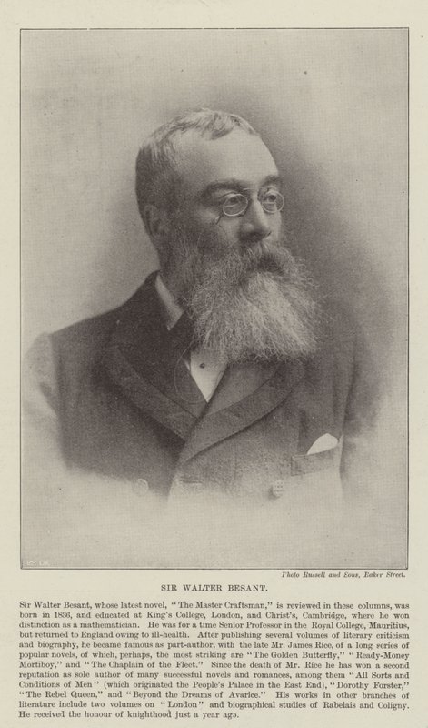 Sir Walter Besant tekijältä English Photographer