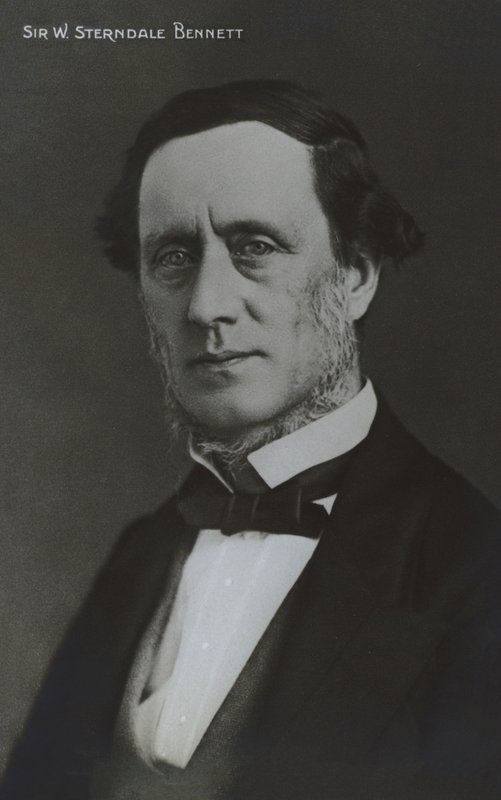 Sir William Sterndale Bennett, englantilainen säveltäjä, kapellimestari ja pianisti (m/v kuva) tekijältä English Photographer