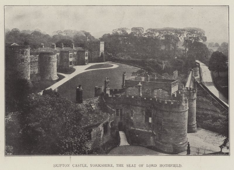 Skipton Castle, Yorkshire, Lord Hothfieldin kotipaikka tekijältä English Photographer