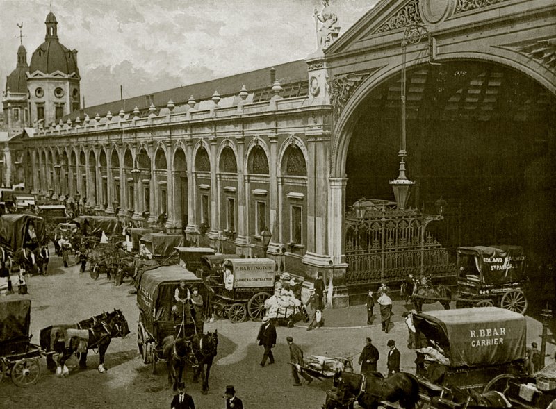 Smithfield Market, Lontoo: Early Morning (m/w kuva) tekijältä English Photographer