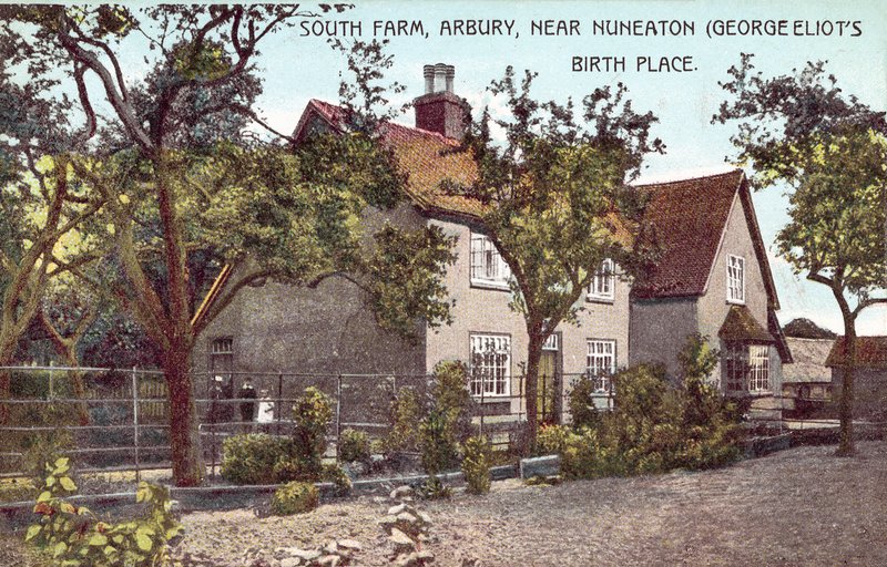 South Farm, Arbury, lähellä Nuneatonia, George Eliotin syntymäkoti (värikuva) tekijältä English Photographer