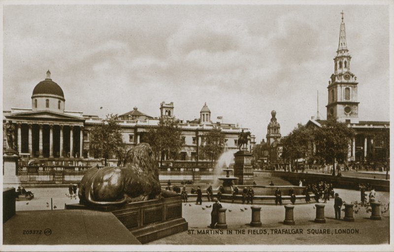 St Martins in the Fields, Trafalgar Square, Lontoo tekijältä English Photographer