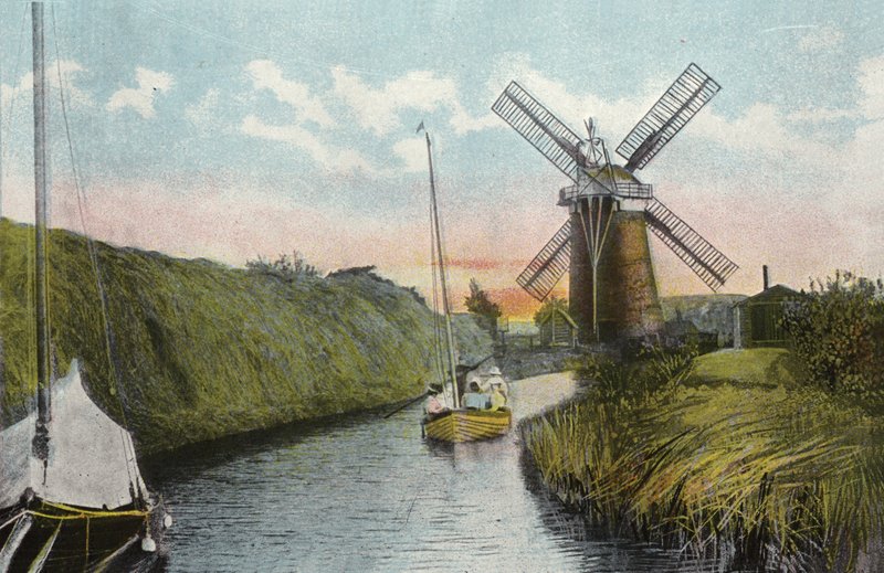 Staithe ja Mill, Horsey Dyke tekijältä English Photographer