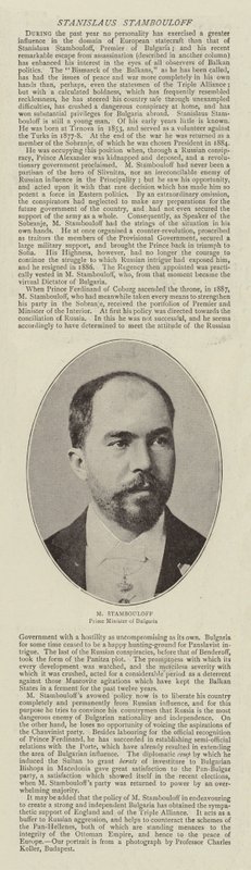 Stanislaus Stambouloff tekijältä English Photographer