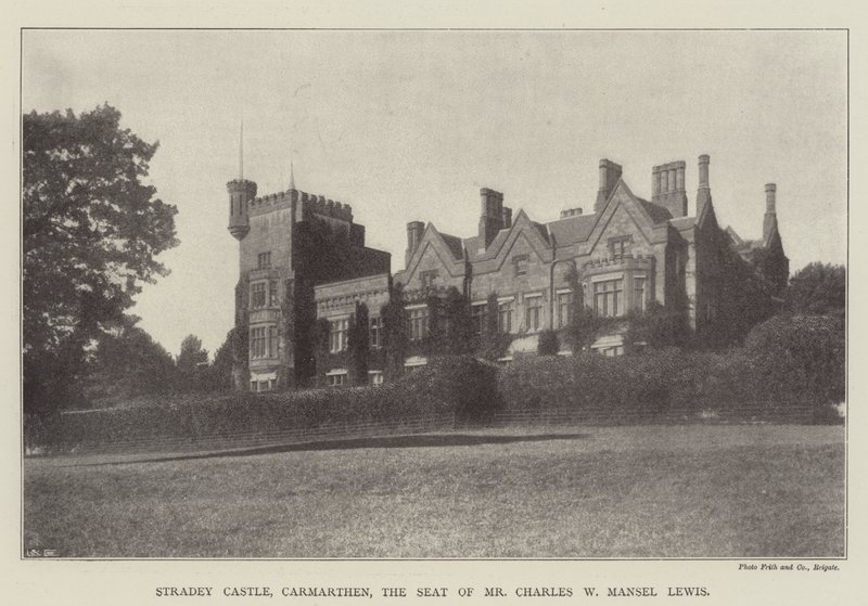 Stradeyn linna, Carmarthen, Charles W Mansel Lewisin kotipaikka tekijältä English Photographer
