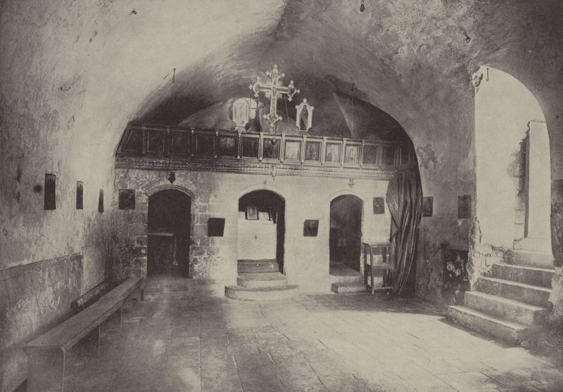Kristuksen synagoga Nasaretissa, jossa Kristus saarnasi ensimmäisen saarnansa tekijältä English Photographer