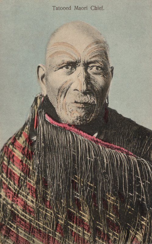 Tatuoitu maori-päällikkö (kuva) tekijältä English Photographer