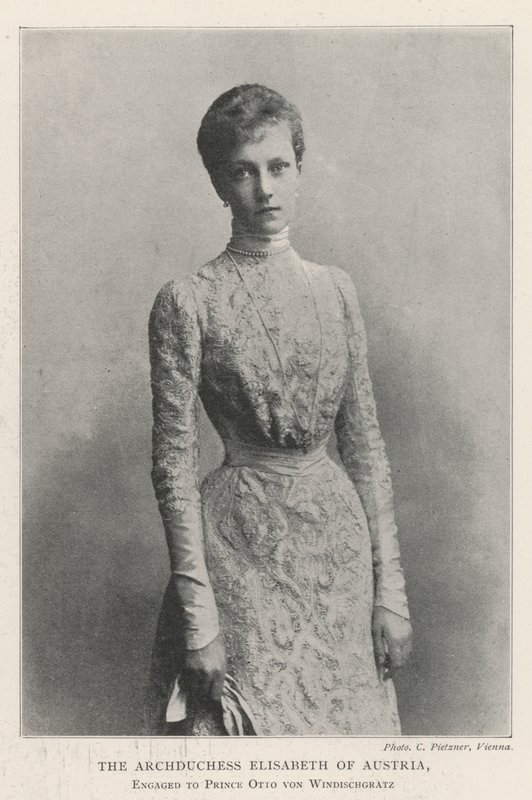 Itävallan arkkiherttuatar Elisabeth, kihloissa prinssi Otto von Windischgratzin kanssa tekijältä English Photographer