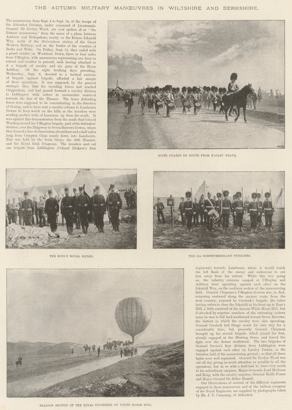 Syksyiset sotilasliikkeet Wiltshiressä ja Berkshiressä tekijältä English Photographer
