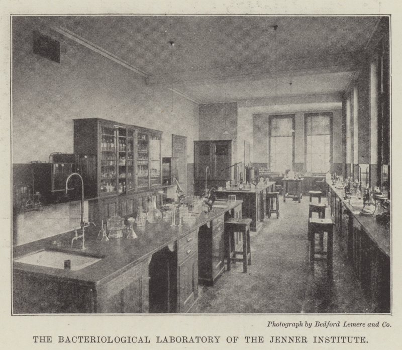 Jenner-instituutin bakteriologinen laboratorio tekijältä English Photographer