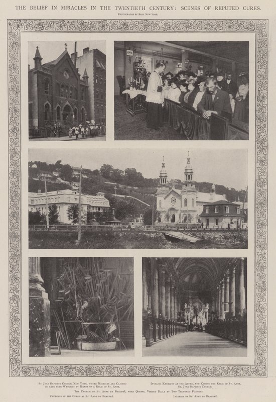 Usko ihmeisiin 1900-luvulla, maineikkaiden parannuskeinojen kohtauksia tekijältä English Photographer