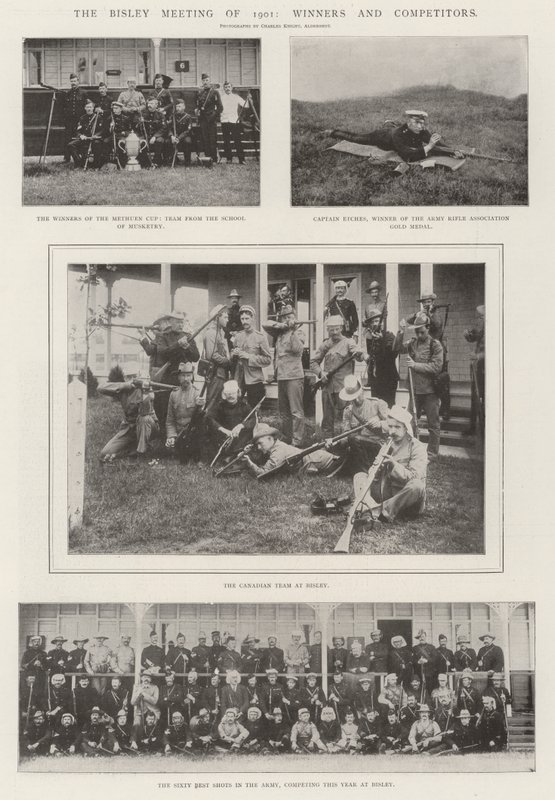 Bisley-kokous 1901, voittajat ja kilpailijat tekijältä English Photographer