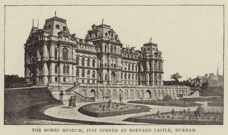 Bowes-museo, joka avattiin juuri Barnardin linnassa Durhamissa tekijältä English Photographer