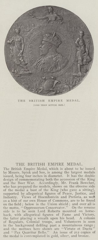 British Empire -mitali tekijältä English Photographer