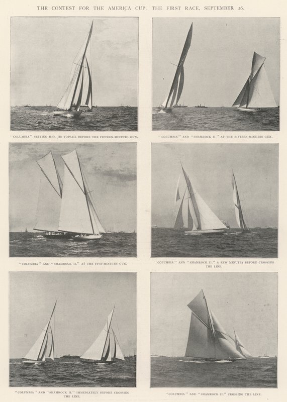 America Cupin kilpailu, ensimmäinen osakilpailu, 26. syyskuuta tekijältä English Photographer