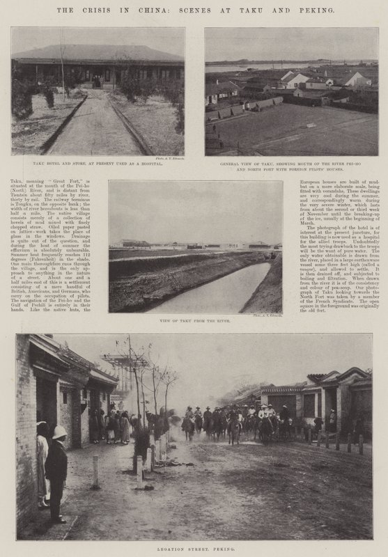 Kiinan kriisi, kohtauksia Takussa ja Pekingissä tekijältä English Photographer
