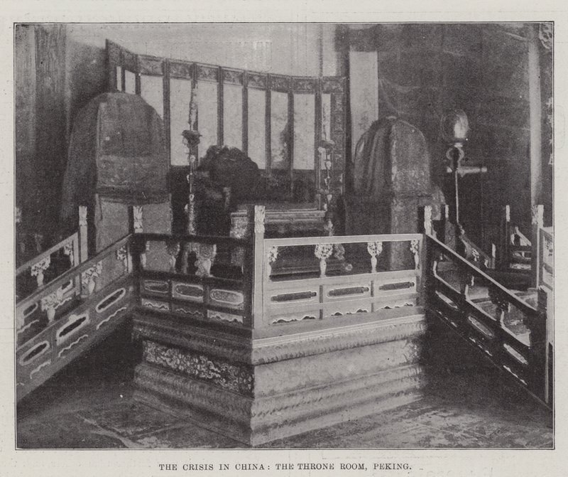 Kiinan kriisi, Throne Room, Peking tekijältä English Photographer