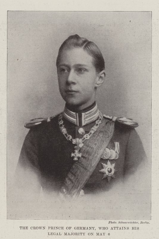 Saksan kruununprinssi, joka saavuttaa laillisen enemmistön 6. toukokuuta tekijältä English Photographer