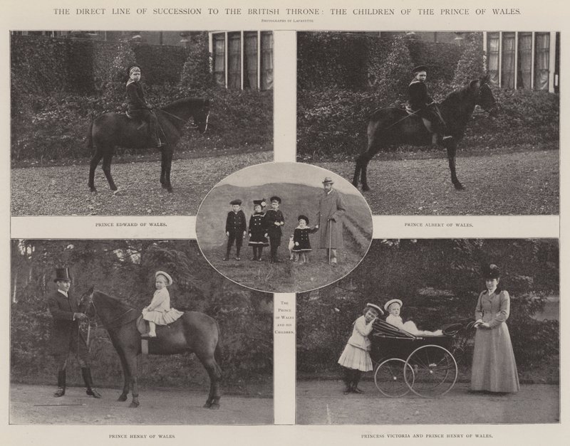 Suora perintölinja Britannian valtaistuimelle, Walesin prinssin lapset tekijältä English Photographer